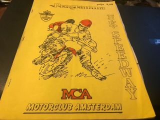 Netherlands - - - Speedway Programme 1993 - - Amsterdam - - - 5th June 1993 - - Very Rare