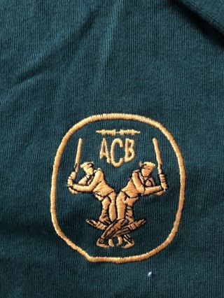 Rare 1993 Australian tour of England Cricket Polo Shirt Size XL 3