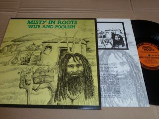 Misty In Roots - Wise And Foolish Rare People Unite Roots Lp
