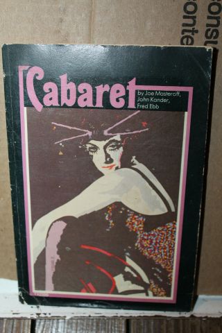 1973 First Printing Book Cabaret Joe Masteroff Jon Kander Fred Ebb Rare