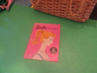 Vintage Barbie Brochure 1st Edition Book 2 - Does Not Have The 3 Rare Outfits