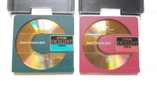 Tdk Exellent 74 Minidiscs,  Made In Japan,  Very Rare