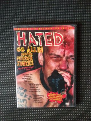G.  G.  Allin - Hated Dvd Rare
