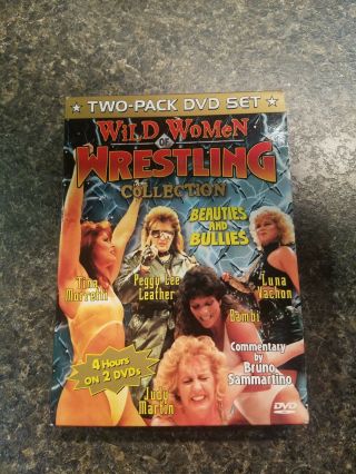 Rare 2004 Wild Women Of Wrestling 2 Dvd Set (beauties And Bullies)