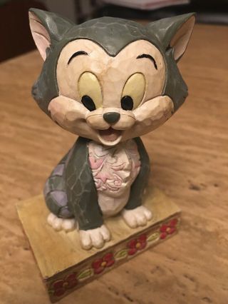 Disney Buono Figaro Figurine Cat Jim Shore Pinocchio 4007212 Collectible Rare