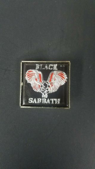 Vintage Black Sabbath Pin Badge 80s Rare.  Dio