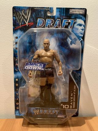 Wwe Wwf Maven Smackdown Draft Pick 10 Limited Edition Rare Only 15,  000 Made