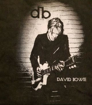 David Bowie Long Sleeve Shirt Rare Vintage Vtg 90s