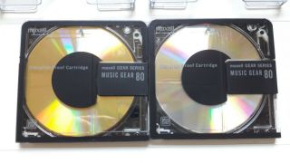 Maxell Music Gear 80 Minidiscs,  Made In Japan,  Very Rare