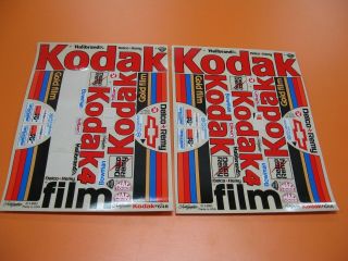 Autographics 2) 648 Kodak Decal Sheets.  Ultra Rare