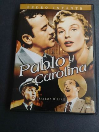 Pedro Infante En,  Pablo Y Carolina (1957) Dvd Mexican Classic Comedy,  Very Rare.