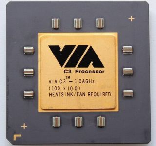 Via C3 - 1.  0a Mhz (rare 100x10.  0,  Not 133x7.  5) Socket 370