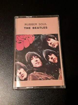 The Beatles Rubber Soul Cassette Tape Vintage Rare C4 - 46440 Xdr