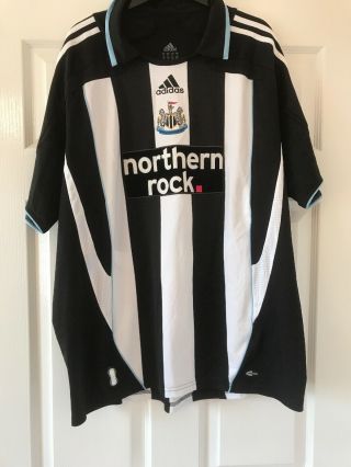 Rare Newcastle Football Shirt Size X L 2007 - 2009 Rozehnal 4 On Back