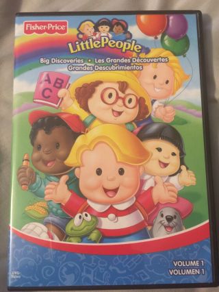 Fisher Price: Little People,  Big Discoveries Volume 1 (very Rare Dvd)