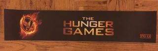 The Hunger Games Mylar 5x25 Poster Rare
