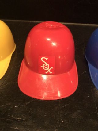 Dairy Queen Sundae Major League Baseball Batting Helmets - RARE SOX red helmet 2