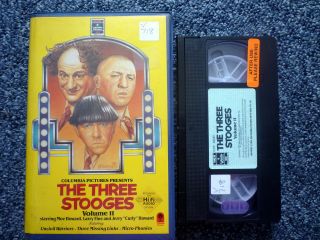 The Three Stooges Vhs Video Rare Find 1984 Columbia Pictures Video
