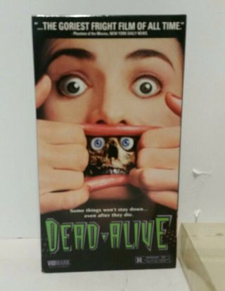 Dead Alive Vhs Rare Oop Unrated Horror Cult Gore Movie Video Tape 1994 Vidmark
