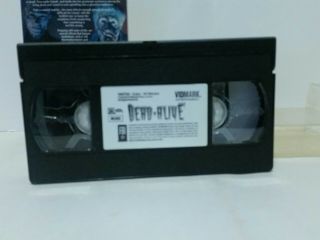 Dead Alive VHS RARE OOP Unrated HORROR CULT GORE MOVIE VIDEO TAPE 1994 VIDMARK 3
