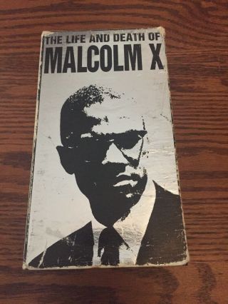 The Life And Death Of Malcolm X (vhs,  1992,  2 - Tape Set) Rare