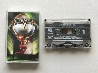 Rare Oop Van Halen Cassette Tape Rock 5150 Sammy Hagar Chickenfoot Montrose 1986