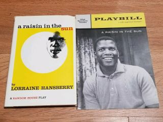 1959 Rare A Raisin In The Sun Lorraine Hansberry Hardcover Hc/dj Screenplay Fyc