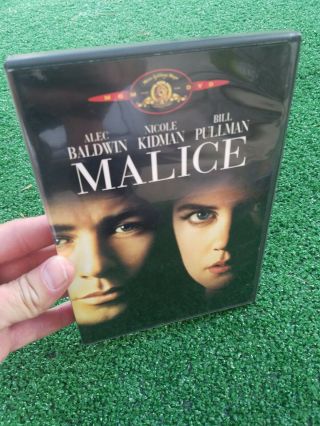Malice Dvd Nicole Kidman Alec Baldwin Oop Rare