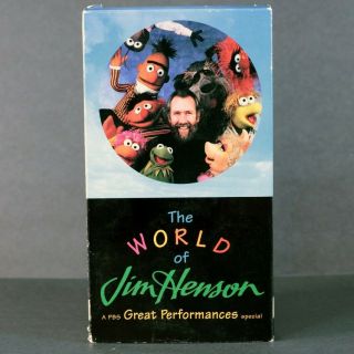 The World Of Jim Henson (vhs,  1995) Very Rare Muppets Biography