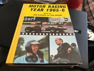 Motor Racing Year - - - Book - - - 1965/66 Edition - - - Rare