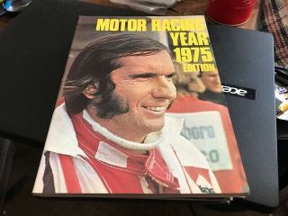 Motor Racing Year - - - Book - - - 1975 Edition - - - Rare