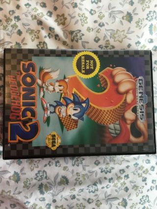 Sonic The Hedgehog 2 (sega Genesis,  1992) Complete.  (rare)