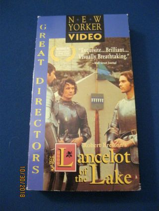 Lancelot Of The Lake (vhs) Rare Robert Bresson