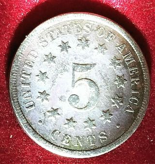 1868 Shield Nickel Rare/early Mintage - Key Date (2)