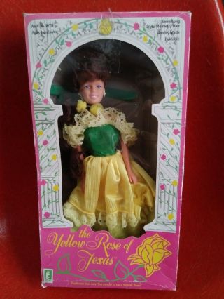Vtg Ultra Rare Creata Yellow Rose Of Texas 11 1/2 " Fashion Doll Barbie Clone