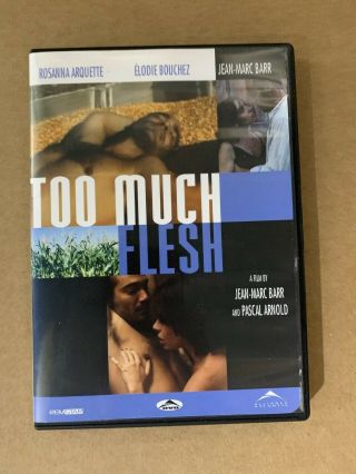 Too Much Flesh 2000 Dvd Jean - Marc Barr French Erotic Film Out Of Print Rare