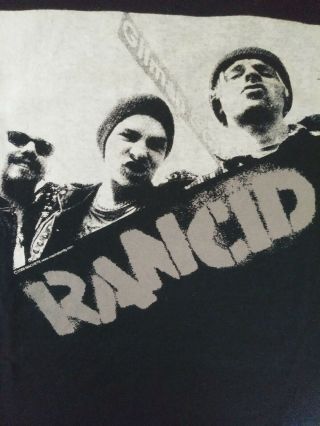 Rare Rancid T - Shirt Size 2x Official Merchandise 2008 Punk Rock Ska
