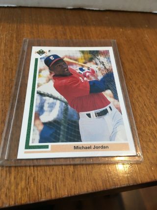 1991 91 Upper Deck Michael Jordan Sp1,  Sp Rookie Card White Sox Baseball Rare