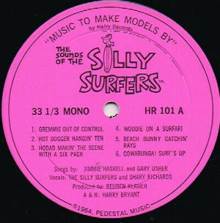 sounds of SILLY SURFERS/WEIRD - OHS u.  s.  HAIRY LP_orig 1964 SURF & DRAG rare 3