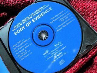 Madonna BODY OF EVIDENCE Rare MOVIE SOUNDTRACK CD PASSION THEME Sex PROMO Disc 4