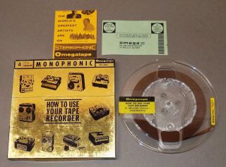 4 Track Reel How To Use Your Tape Recorder Mcclintock Omegatape Instruction Rare