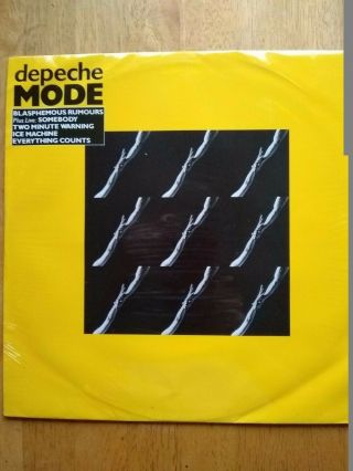 Vtg Depeche Mode Rare 12 " Ep Live 1984 Vinyl Lp Blasphemous Rumours,  4