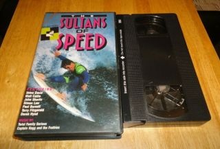 The Sultans Of Speed (vhs,  1988) Surfing Rare - Hot Buttered Traveling Roadshow