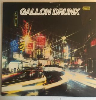 Gallon Drunk - From The Heart Of Town - 1993 German Vinyl Lp - Rare