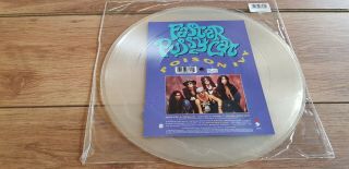 FASTER PUSSYCAT - POISON IVY - RARE 12 INCH SINGLE CLEAR PIC DISC,  STGICKER EX 2