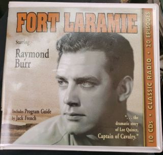 Fort Laramie (old Time Radio) Radio Spirits,  Raymond Burr,  10 Cd Set,  Rare Oop