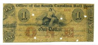 $1 " South Carolina Railroad " 1800 