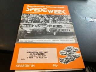 Spedeworth - - - Spedeweek - - - Programme - - - No 15 - - - May 6 - 10 1984 - - - Rare