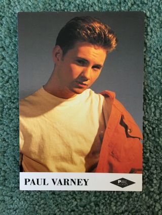 Paul Varney - Rare Pwl Records Promo 6x4 Postcard Rare