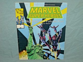 Tsr Marvel Heroes Module - Mx1 Nightmares Of Futures Past (rare With Map)